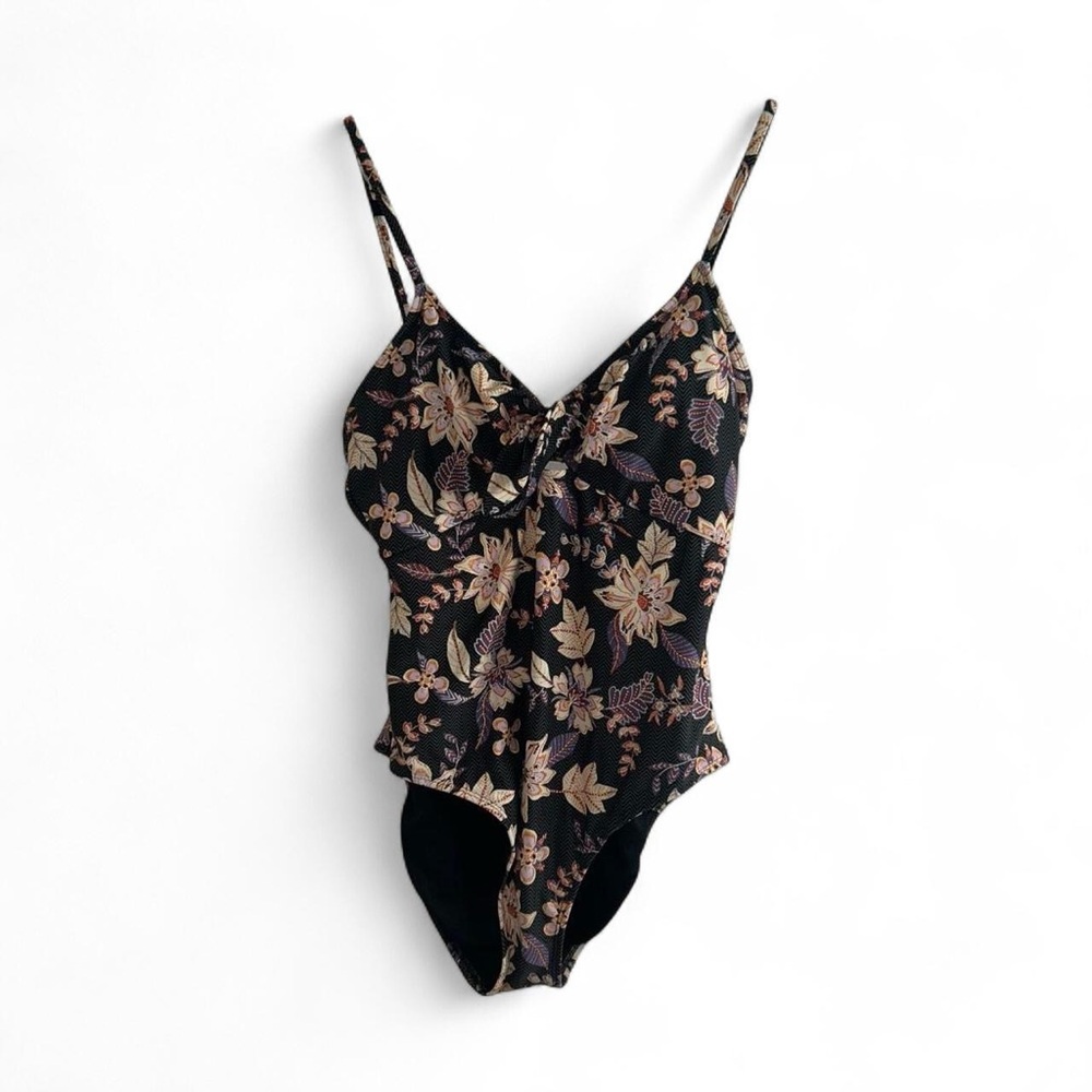Captiva Women 1 PC Swim Suit Floral  Size Large